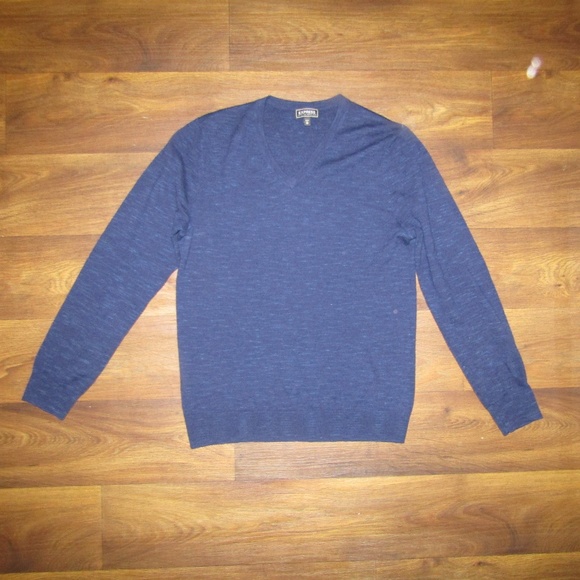 Express Other - Express Sweater Merino Wool Blue Size Medium